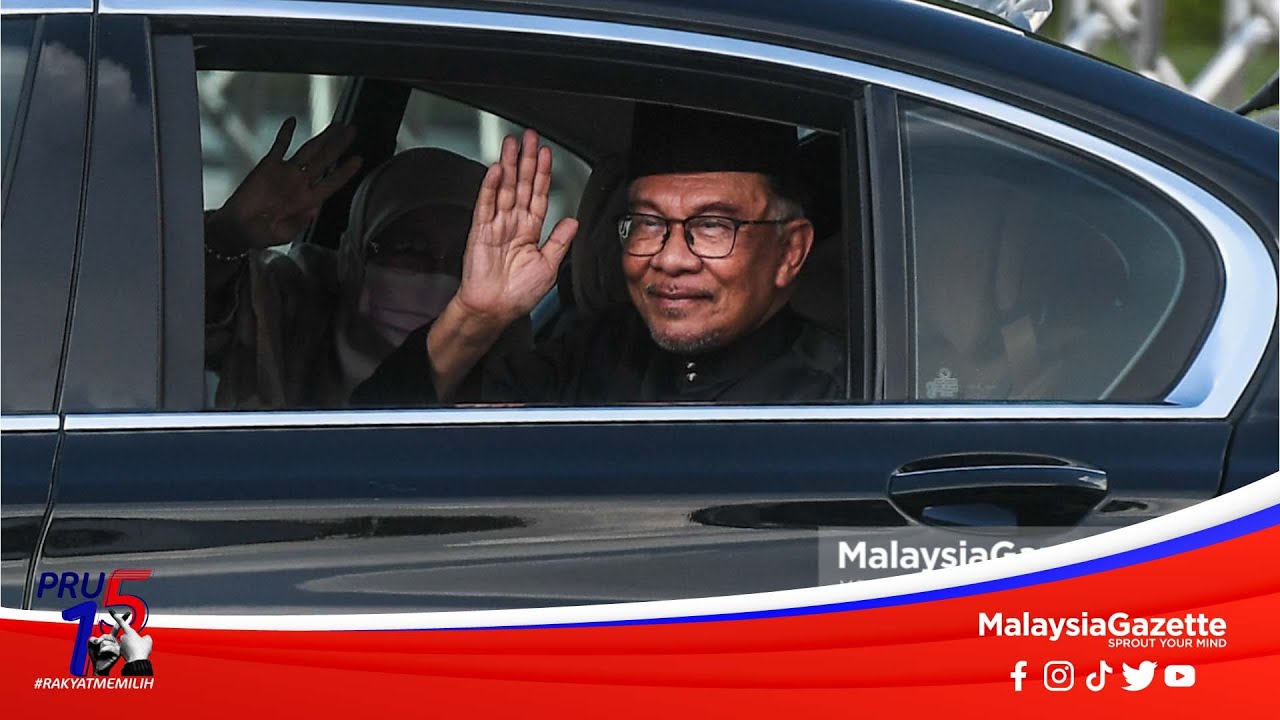 Pasca-PRU15: Anwar Tiba Di Istana Negara Untuk Angkat Sumpah PM ke-10