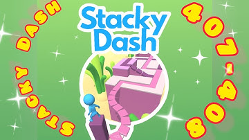 Stacky Dash level 407-408 very nice 👍 #mobilegameroom #gameplay #viral #games #stackydash #game