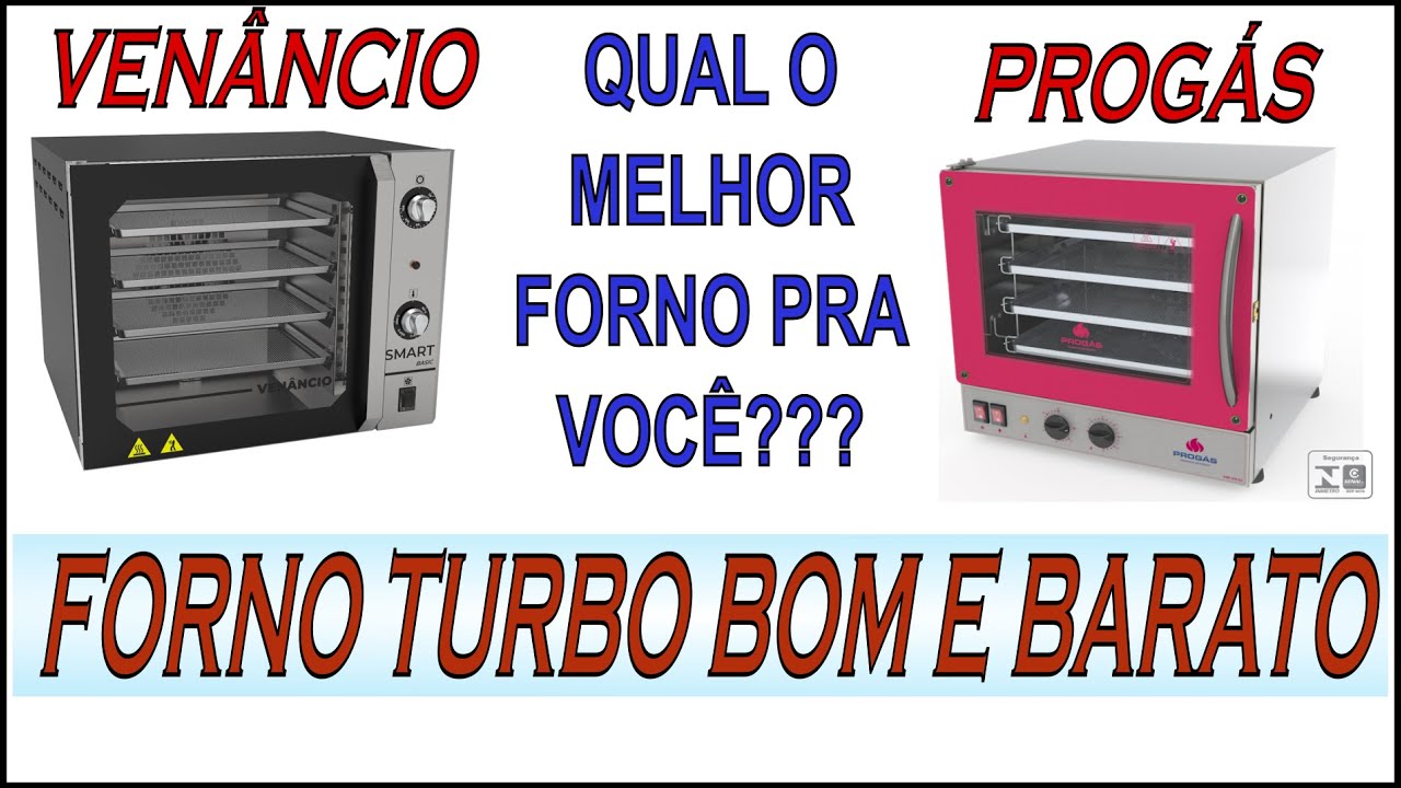 QUAL O MELHOR FORNO ELÉTRICO TURBO? PROGÁS PRP004 VS VENÂNCIO SMART CONVECTOR  - PADARIA SAUDÁVEL