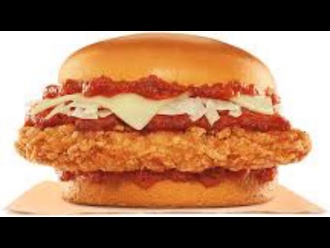 Burger King Chicken Parmesan Sandwich Review (plus bacon)