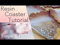 Simple & Elegant Resin Coaster Tutorial - Suitable for Beginners
