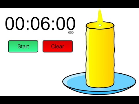 6 minutes candle timer