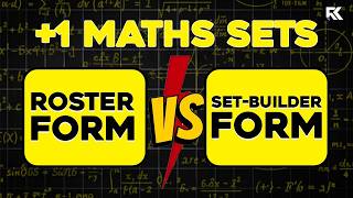 Plus One Maths 📘 | Roster Form vs Set Builder Form 😍 ഇനി Confusion വേണ്ട 🔥 | Most Expected Question