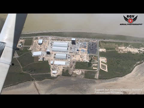 Exclusive! SpaceX Boca Chica Build Site Aerial Flyover 06/23