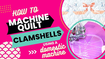 MACHINE QUILTING WITH RULER template on domestic machine