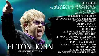 Elton John Best Songs  Classic Soft Rock Love Songs  2023