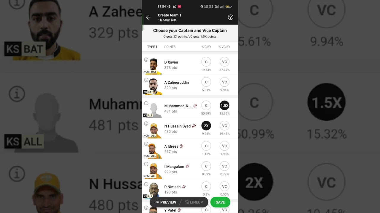 NCMI Vs KS Dream 11 Team prediction | kuwait ramdaan T10 League