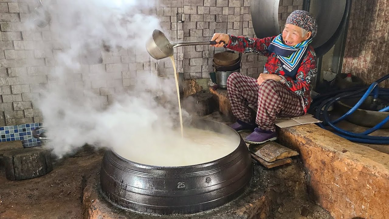 Традиционные корейские конфеты, производимые более 4 поколений - Корейская уличная еда