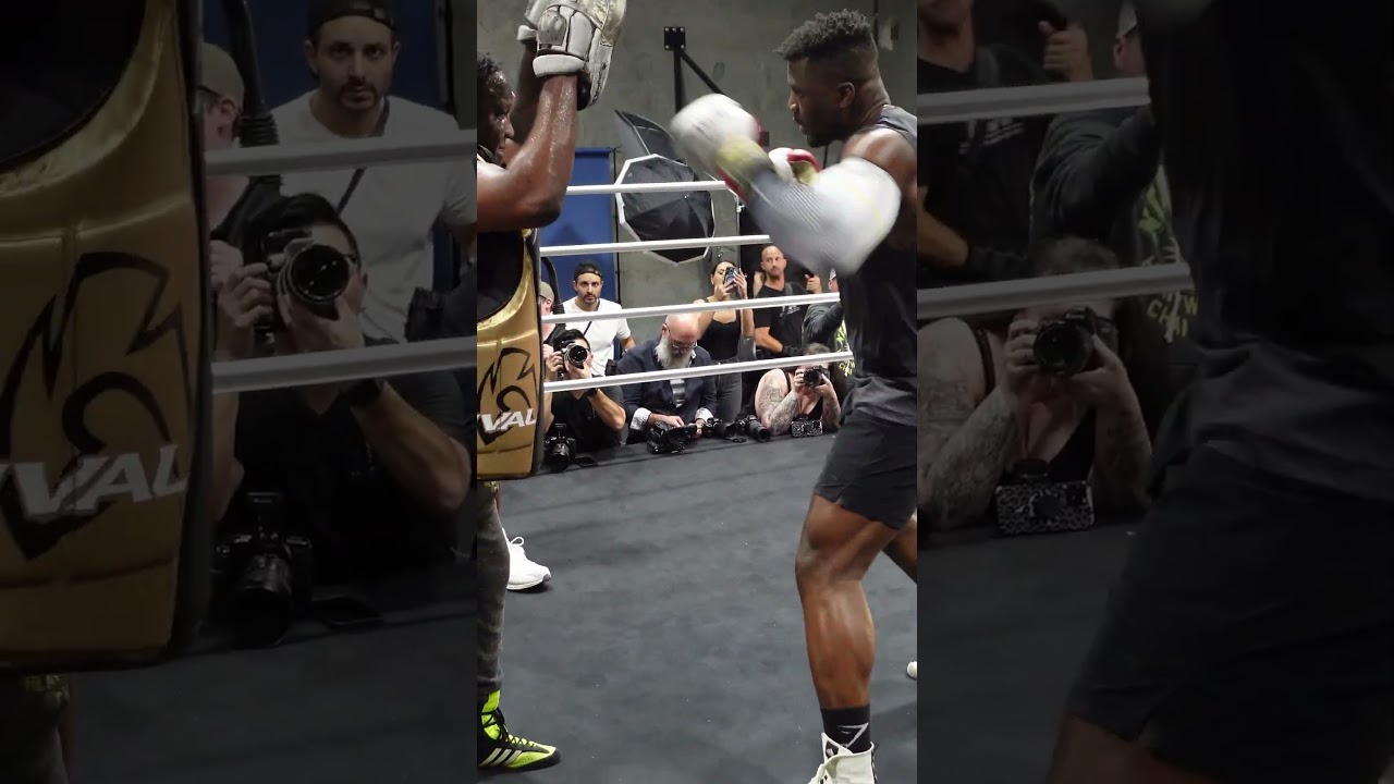 Francis Ngannou, Mike Tyson, And Our Coach Dewey cooper media work  / first look 