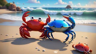 Five Little Crabs Snap Snap Snap Ocean Counting Song For Kids Fun Beach Rhyme & Toddler Learning