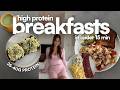 SAVORY HIGH PROTEIN BREAKFASTS UNDER 15 MIN | 3 easy hormone balancing breakfast ideas