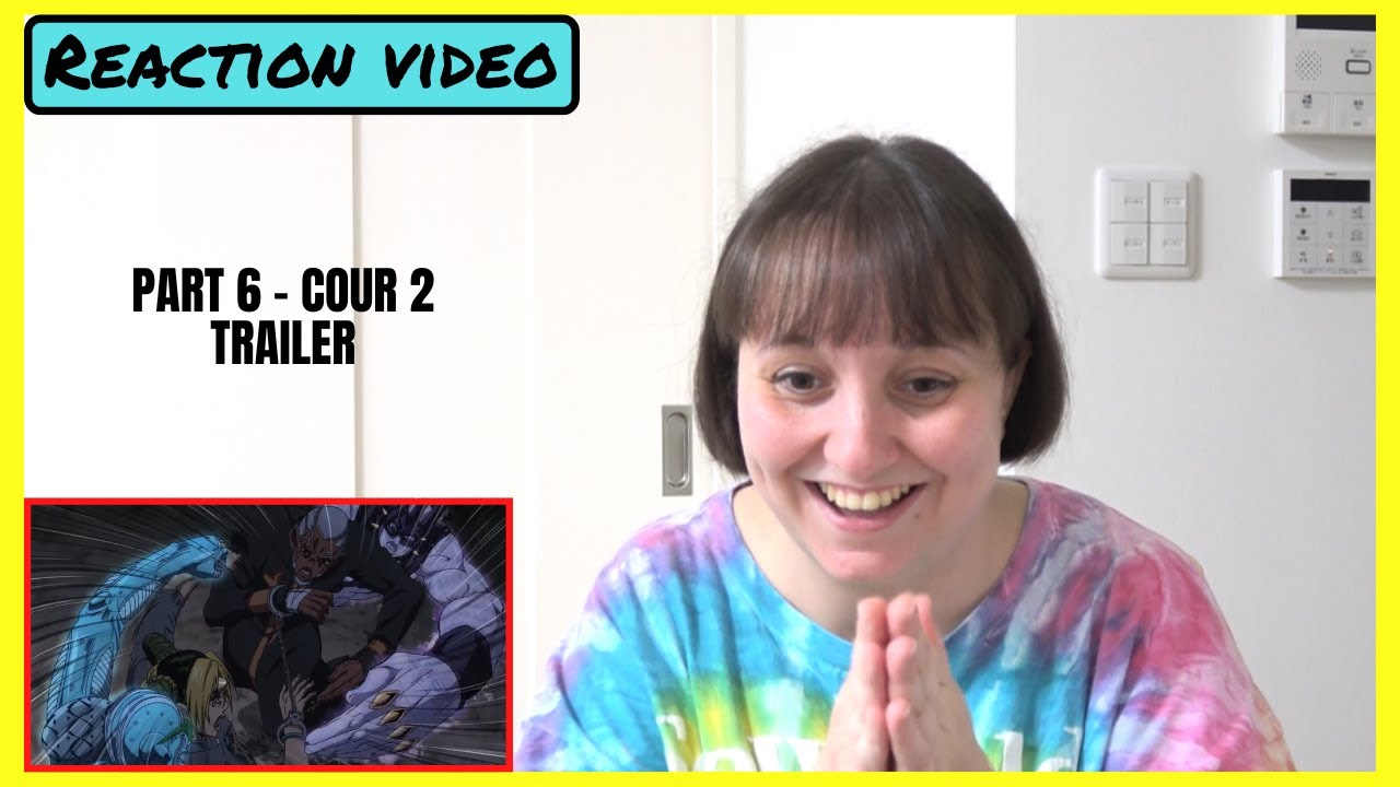 JoJo's Bizarre Adventures Part 6 Stone Ocean PART 2 TRAILER Reaction!