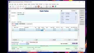 SQLACC EDIT CASH SALES