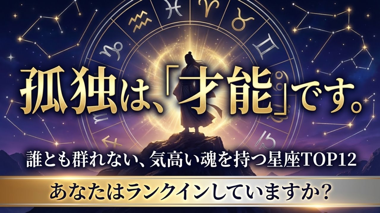 【才能診断】友達が少ない星座ランキングTOP12｜孤独な人ほど選ばれし魂