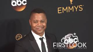 Cuba Gooding Jr, Christian Slater, Joel Kinnaman arriving at the 2016 EMMY Awards