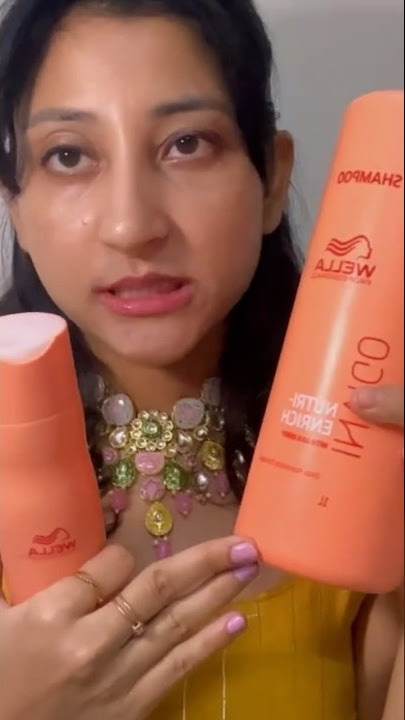 Wella shampoo review #wella #nykaaminihaul #shampoo #dryhair #fizz #haircare #longhair #silkyhair