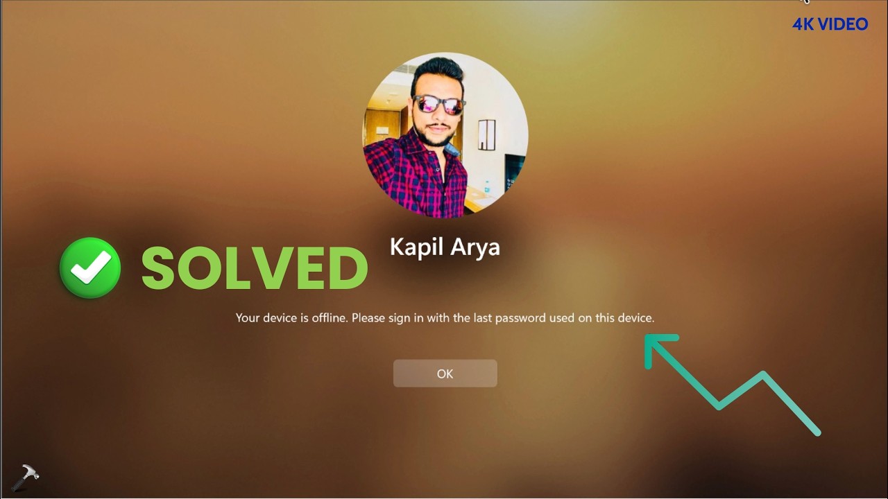 Solved: Your device is offline error in Windows 11
