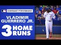 VLAD GUERRERO JR. WITH THREE HOME RUNS! (Youngest Blue Jay EVER to do so)