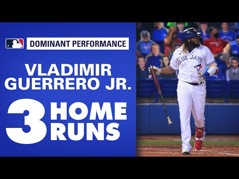 VLAD GUERRERO JR. WITH THREE HOME RUNS! (Youngest Blue Jay EVER to do so)