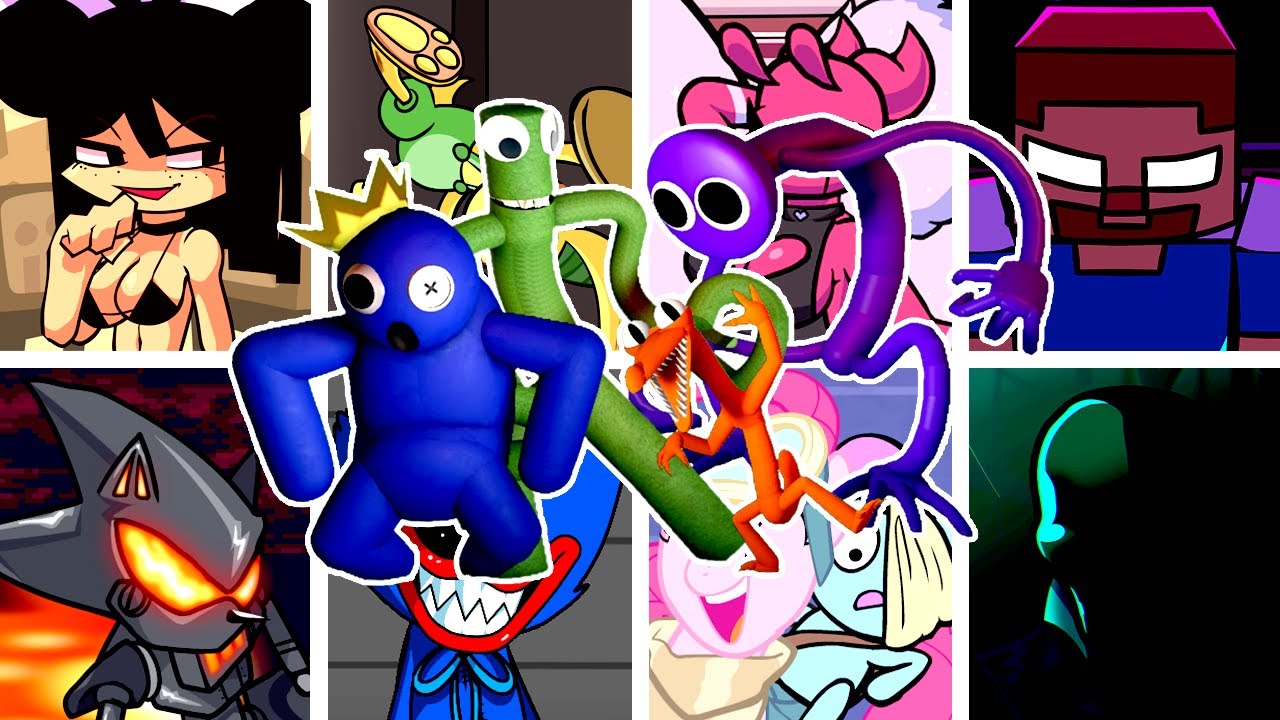 Friends To Your End But Every Turn a Different Character Sings 🎼 [FNF Rainbow Friends By Everyone]