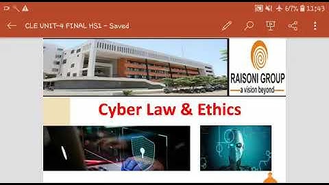 CLE- Cyber Law and Ethics-TE CSE-IT- Introduction to Cyber Crime.