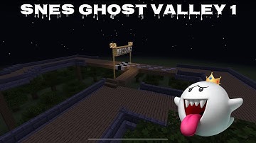 Mario Kart in Minecraft SNES Ghost Valley 1