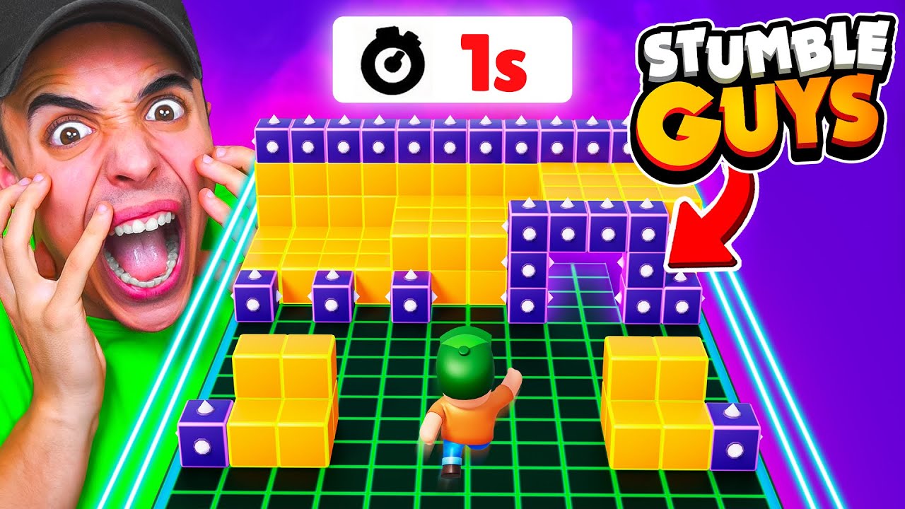 CONSEGUÍ *6 MINUTOS* en BLOCKDASH REMASTERIZADO 😨 STUMBLE GUYS