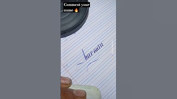 🔥 " harman" name in beautiful handwriting calligraphy 😍👌 #harman #shorts || ArtisanBrajesh