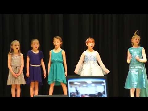 3/14/14 River Gate Elementary School Talent Show: Ally McMillan sings Frozen "Let It Go"