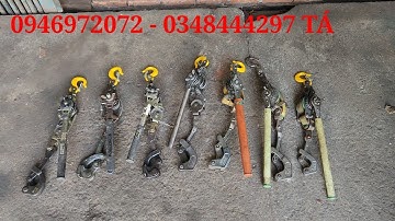 Mới về được ít pa lăng lắc tay cáp 1 tấn nhật bãi có kẹp sẵn nha ae,bao ship toàn quốc