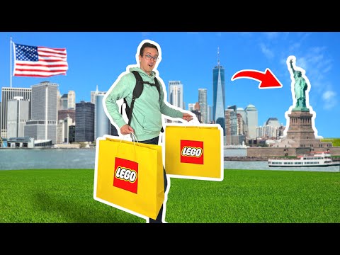 YouTube thumbnail: European LEGO fan in America
