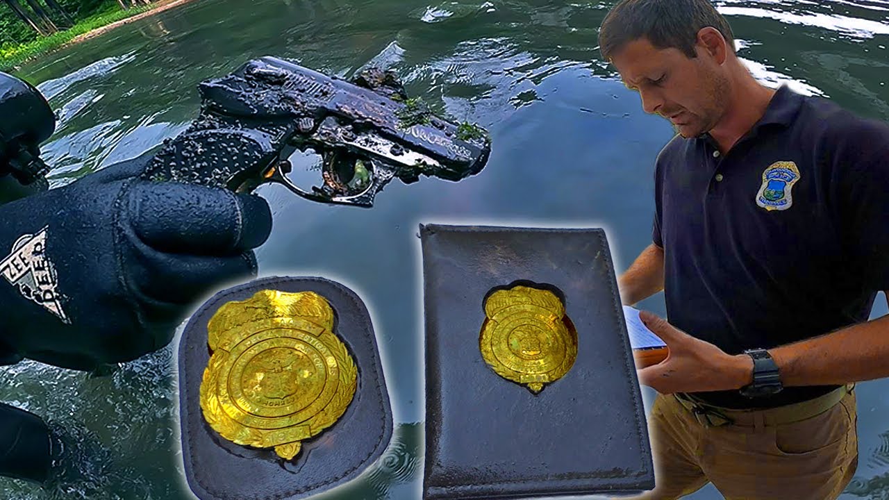 Download FBI Agent Gun & Badge Stolen | Scuba Divers Find Them In River!