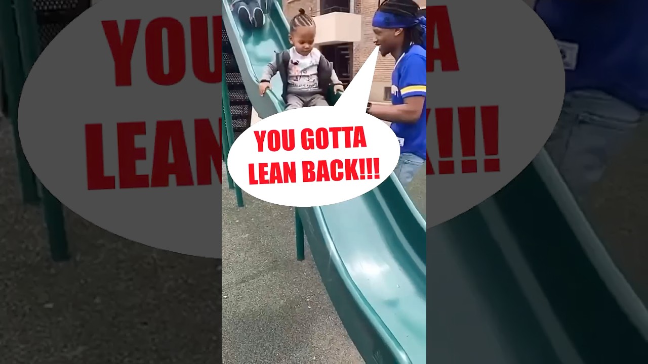 Кайла Б. публикует посты о том, как король Вон учит своего сына кататься с горки