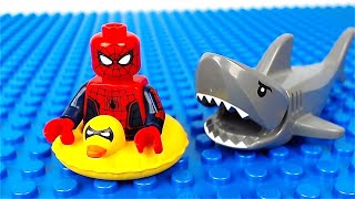 Lego Spiderman Shark Attack