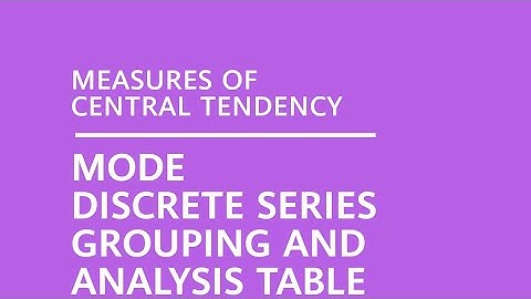 CALCULATION OF MODE IN STATISTICS |  IN MALAYALAM
