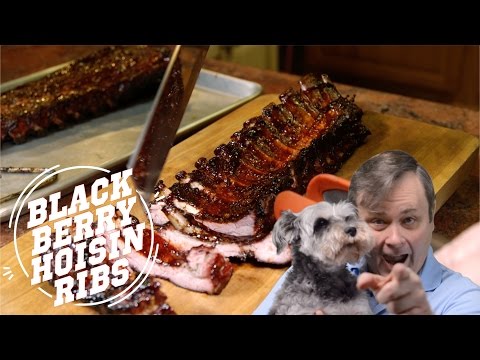 Ribs with Blackberry Hoisin Sauce Recipe