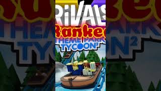 #themepark #rivals theme park tycoon vs rivals