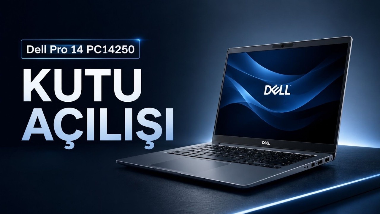 Dell Pro 14 PC14250 Kutu A��l��� Profesyonel Kullan�ma Haz�r