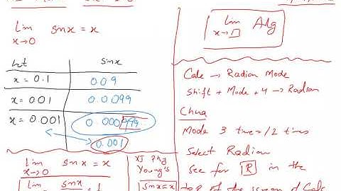 XII Math Chapter 1 Limit of the Functions - Ex 1.6 Trigonometry by Sir Ahsan Abdullah Patel