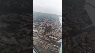 Beirut airport cloudy take-off. screenshot 2