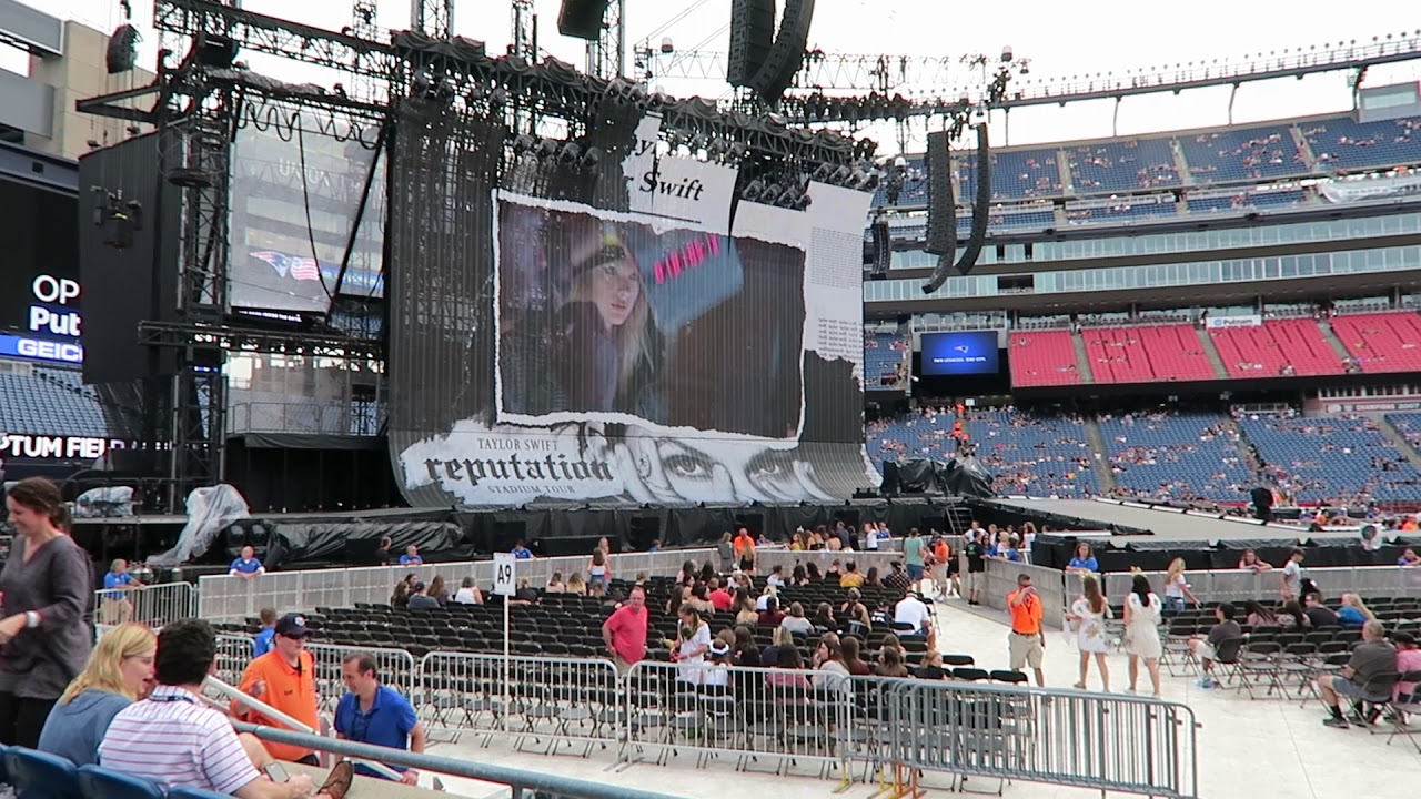 Seating Chart Gillette Stadium Taylor Swift Concert