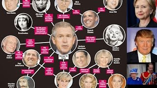 Hillary Clinton y Donald Trump son primos! linaje walk-in illuminati controla el mundo