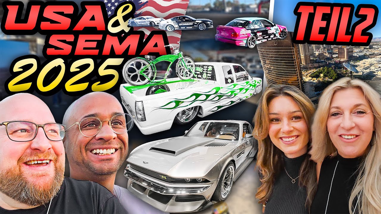TÜV sagt NEIN! - USA & SEMA Reise 2025 - 2.200.000 $ Umbau & verrückte Drift Events!