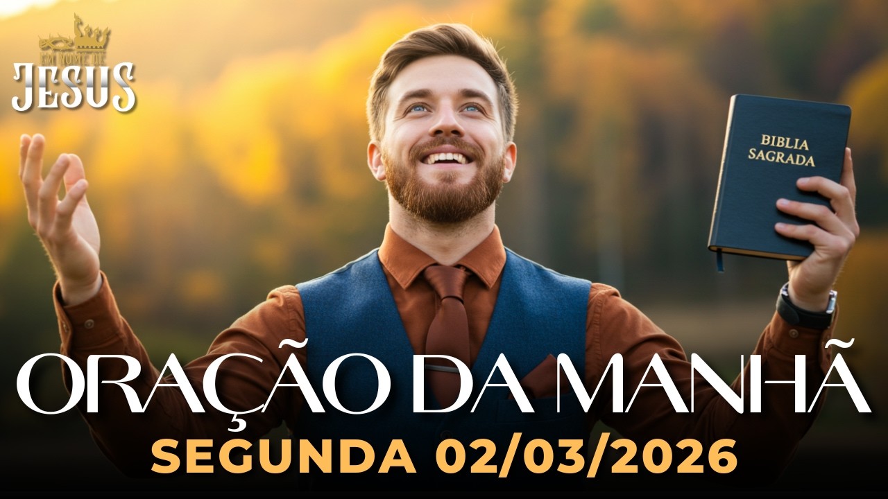 ORAÇÃO DA MANHÃ DE HOJE 02/03/2026 – RECEBA DIREÇÃO, PAZ E VITÓRIA PARA SEU DIA