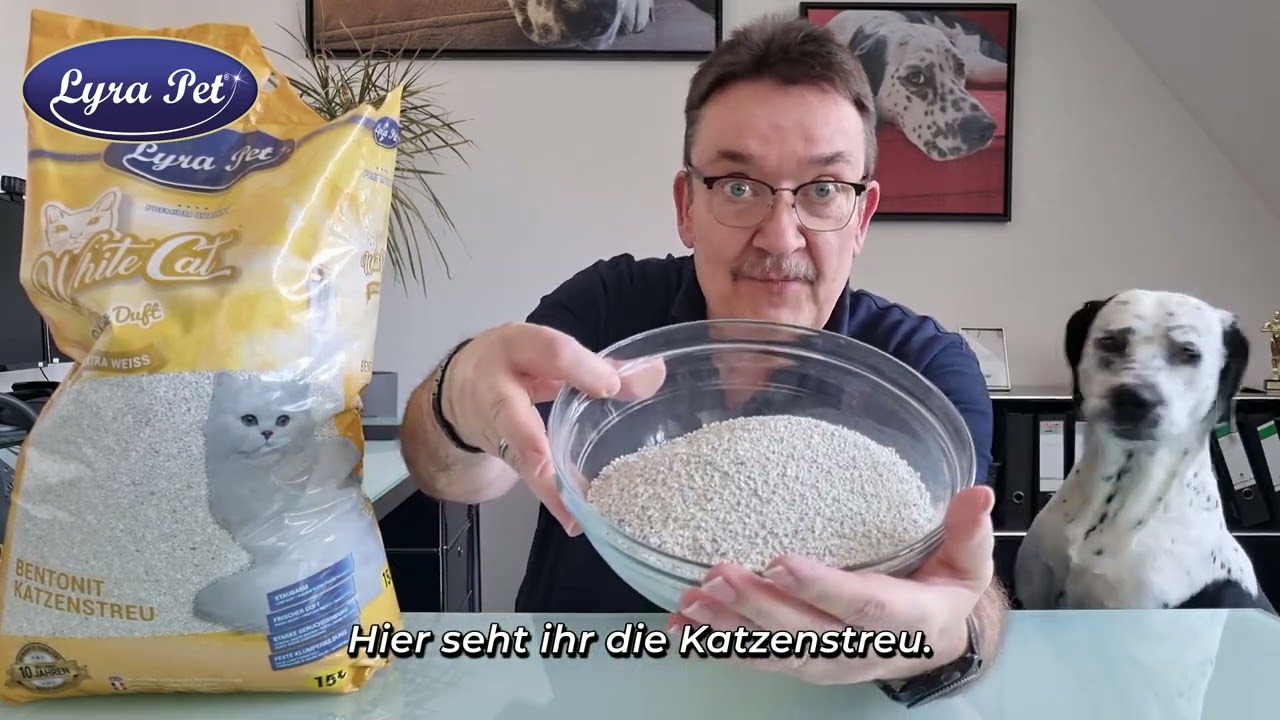 Katzenstreu Klumpend Amora White Katzenstreu Mit Babypuderduft  15 Liter,  Ultra Stark Saugend, Gute Geruchsbindung White Streu Babypuderduft 15l