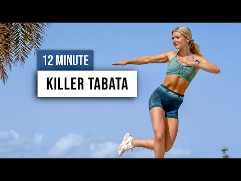 12 MIN TABATA HIIT MOOD BOOSTER Workout - No Equipment, No Repeat, Home Workout with Tabata Songs