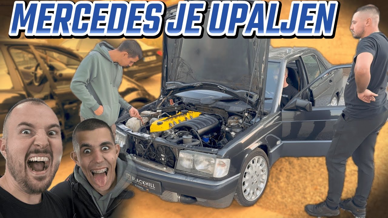 NAJBRŽI DIZEL NA BALKANU OPET RADI! 500HP Mercedes 190 3.0 TURBO DIZEL 😍