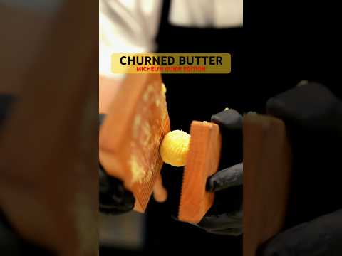CHURNED butter at
