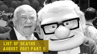 List of Deaths August 2021 Part 2 | Celebrity Deaths August 2021