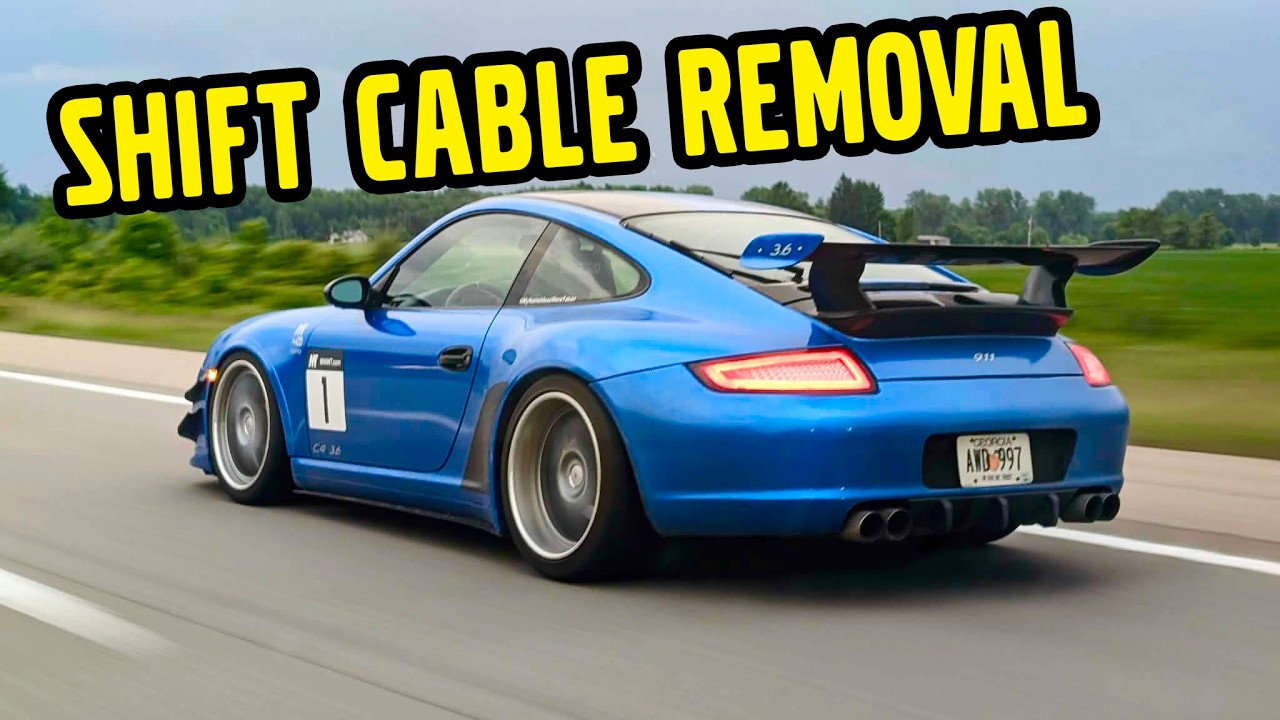 Porsche 997, Shifter Cables Removal